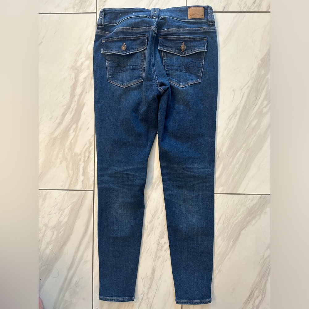 American Eagle super low rise jeggins